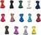 2mm Satin Nylon Trim Cord, Rattail Silk Cord,14 Bundles 154 Yards Assorted Colors Nylon String for Beading Jewelry Making, Kumihimo Rattail, Chinese Knot